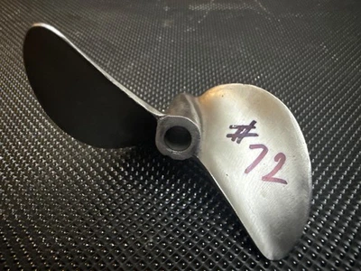 #72 Acero Inoxidable 7017/440 1/4"" Hélice 70mm 2 Palas 6518 Prop Barco RC Foto 1 de 4