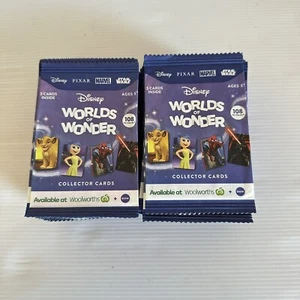60 x Disney's Worlds Of Wonder Collector Cards Woolworths 2024 - Picture 1 of 4