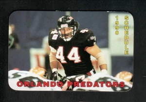 Orlando Predators--1998 Pocket Schedule--AFL - Picture 1 of 1