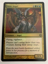 MTG Magic The Gathering - Stoic Angel - FOIL - Shards of Alara - LP