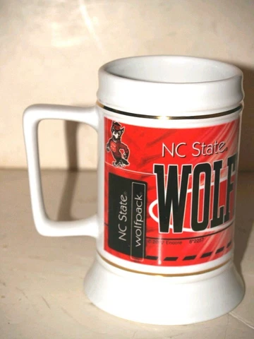 Encore 2002 Beer Mug - NC State University NCSU Wolfpack-16 oz Cover