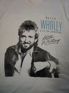 Live In Concert Keith Whitley Shirt Classic White Unisex Men S-4XL 1J004 - Picture 1 of 3