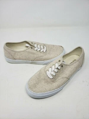 Tênis Masculino Old Navy Linho Lo Tops com Cadarço 8 Lona Bege Natural Bronzeado - Imagem 1 de 4