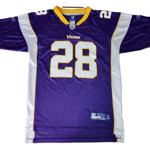 NFL On Field Reebok Jersey Minnesota Vikings Youth XL (18-20) Adrian Peterson - Picture 1 of 13