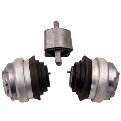 3 件发动机电机和变频器安装适用于梅赛德斯-奔驰 c240 2001 - 2005 / E320 1997 - 2009 — 第 1/4 张图片