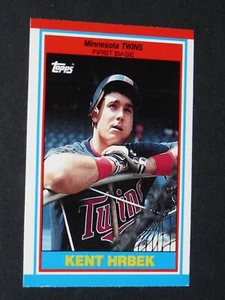 BASEBALL CARD TOPPS MINI 1989 #41 KENT HRBEK MINNESOTA TWINS - Imagen 1 de 2