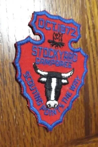 BOY SCOUT PATCH 1972 STOCKYARD CAMPOREE - Picture 1 of 1