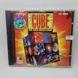 SoftKey Video Cube The Video Puzzle Game, PC CD-ROM, 1994, Microsoft Windows - Picture 1 of 2