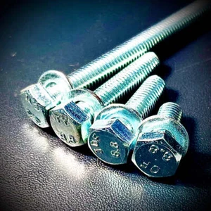 M16 x Over 100mm Hex Set Screw Bolt Washer High Tensile BZP - Picture 1 of 15