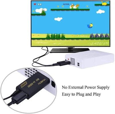 Wii HDMI Adapter Wii auf HDMI Adapter 1080P/720P HD Converter Adapter - Bild 1 von 4