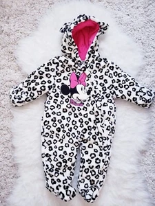 Disney Mini Mouse disney Hood Faux Fur Baby Snow Outfit (6-9 months ) - Picture 1 of 10