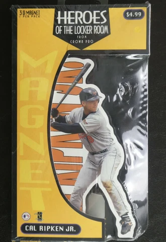 Cal Ripken Jr. / Orioles - 3D Magnet -1997 Crown Pro-Heroes of the Locker Room Cover