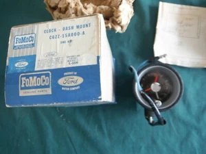 NOS 1966 Ford Mustang Falcon Pickup Dash Mount Clock 66 OEM FoMoCo - Picture 1 of 10
