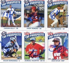 Avery Romero signed 2013 New York Penn League NYPL Top Prospect Rookie card auto