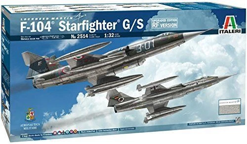 Italeri Lockheed F-104 Starfighter G/S Scala 1:32 Kit Aereo da Caccia (2514)