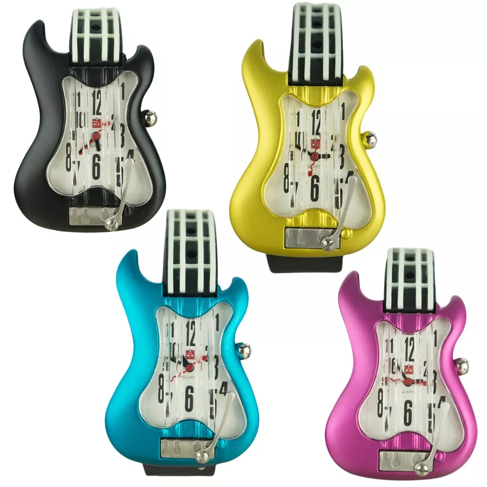 Rock & Roll Guitar Watch Glow in the Dark Strap Unisex Awesome by Kool Time - Image 1 of 1