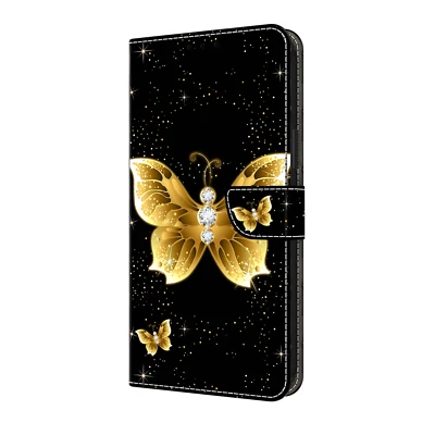 Funda tipo billetera Wolf Owl Cat Flower para Huawei P30 P20 P Smart Nova 5T Honor Foto 1 de 4