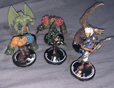 WizKids Mage Knight Miniature Game Figures - Lot of 6 D&D 2000-2003