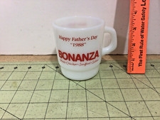 Vintage Bonanza Steak House Restaurant Happy Fathers Day 1988 coffee mug