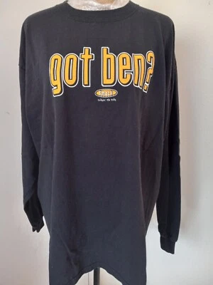 Gildan Magnum Weight Got Ben? Camisa manga larga Pittsburgh Steelers talla XL Foto 1 de 4