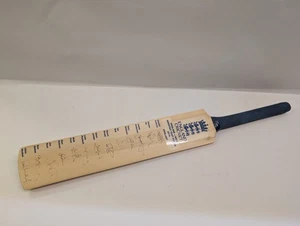 England Vs India Signed Test Series Cricket Bat 2014 (Cook, Ali, Stokes, Root) - Picture 1 of 6