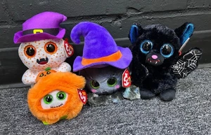 Ty Halloween Plüsch 4er Set - Weber - Greif - Flacker - Schläger - Bild 1 von 1