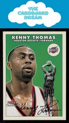 Tarjeta de baloncesto Kenny Thomas 2000-01 Fleer Tradition #120 Houston Rockets Foto 1 de 2