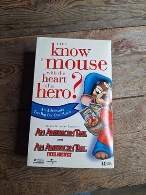 AN AMERICAN TAIL & FIEVEL GOES WEST~Digitally Restored Box Set of 2 VHS Tapes!! - Image 1 of 4