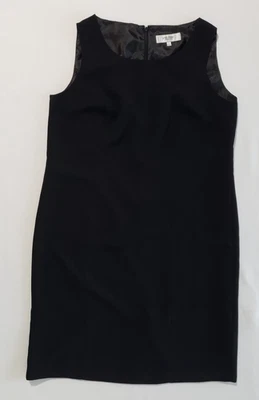 Jones Studio Women's Sleeveless Black Lined Dress Size 14W Back Zip Back Slit - Image 1 of 4