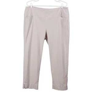 J. JILL Pants Size 3X Beige Cotton Stretch Pull On Casual Wearever Collection - Picture 1 of 7