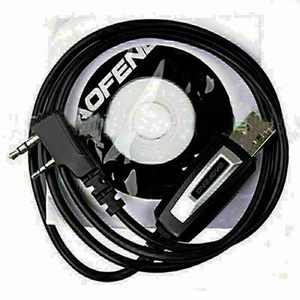 Cable de programación USB y CD UV-5R UV-82 GT-3 888s TEN4 F9 y radio para Baofeng/Pofung - Imagen 1 de 6