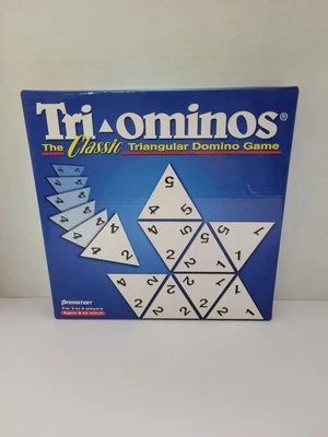 NEW Tri-Ominos The Classic Triangular Domino Game Pressman Toys 2004 - Image 1 of 4