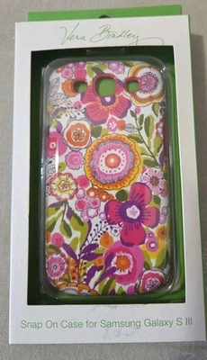 Vera Bradley Snap On Case Samsung Galaxy S III in Clementine Pattern, New/Box - Image 1 of 3