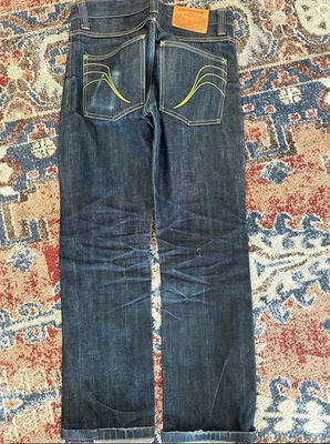 罕见复古 Imperial King Australian Raw Selvedge 牛仔布 - 尺寸:32x30 — 第 1/4 张图片