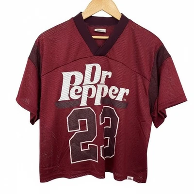 Dr Pepper Retro Mesh Jersey V-Neck XS-3XL - Image 1 of 2
