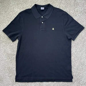 Brooks Brother's Men's Performance Polo 1818 XL Black 100% Cotton Preppy Shirt - Picture 1 of 6