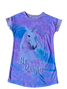 NWT UNICORN Short Sleeve Summer Nightie Sz XS Girls By Wonder Nation - Picture 1 of 3