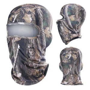 Camo Real Tree Balaclava - Windproof Tactical Hunting Face Mask - for Men Women - Picture 1 of 7