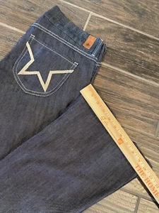 Pantalones de mezclilla para mujer Peoples Liberation Gloria Flare 27 nuevos sin etiquetas - Imagen 1 de 7