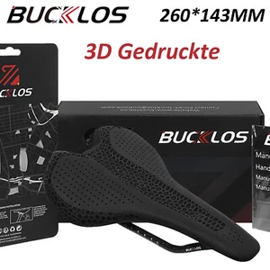 160*143mm 3D gedruckter Sattel Mountainbike MTB Fahrrad Rennrad Sitz Kohlefaser - Picture 1 of 7