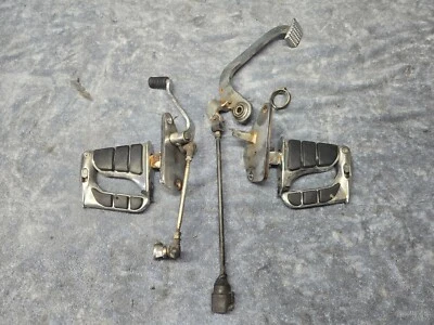 00 2000 Honda Shadow Sabre VT1100 OEM JUEGO TRASERO IZQUIERDO DERECHO PALANCA DE CAMBIOS PALANCA DE FRENO Foto 1 de 4