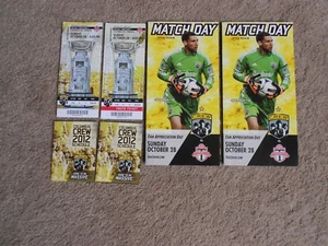 2012 Columbus Crew SC Fußball Programme Spielplan Ticket Andy Gruenebaum Toronto FC - Bild 1 von 3