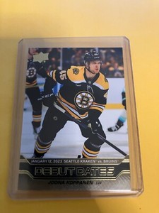 2023-24 UPPER DECK SERIES 1 DEBUT DATES GOLD JOONA KOPPANEN