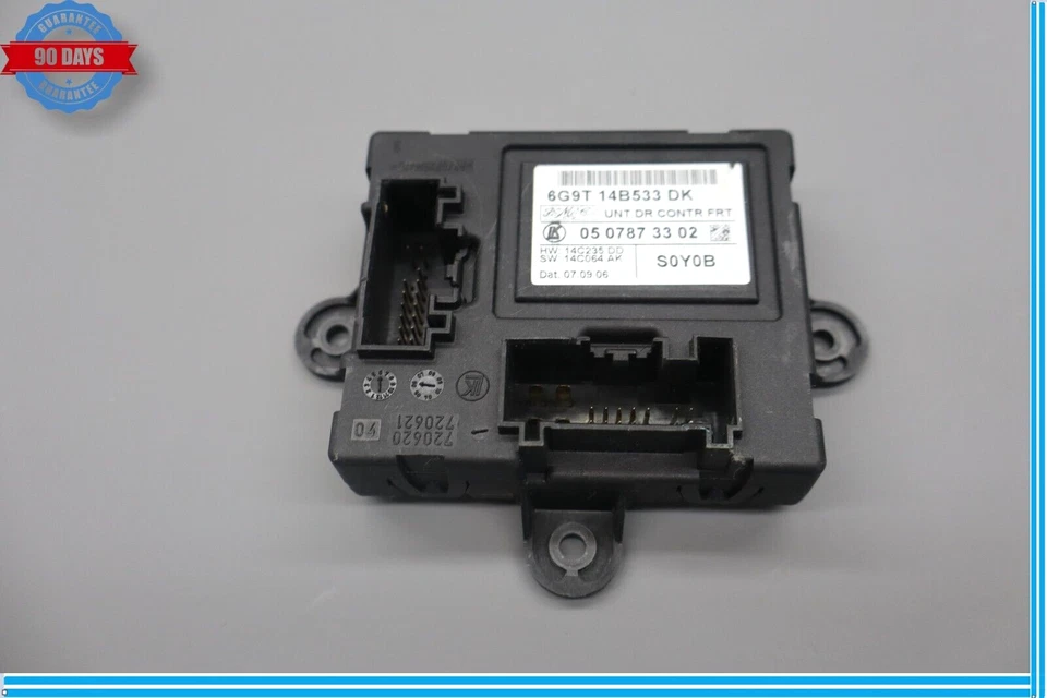 07-15 Jaguar XK XKR dianteiro esquerdo driver lateral porta módulo unidade ECU fabricante de equipamento original - Imagem 1 de 4