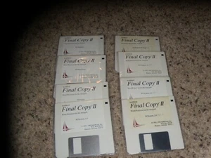 8 Final Copy II Word Processor Disks for the Amiga on 3.5" disks - Picture 1 of 1