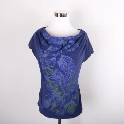 Camisa Blusa Para Mujer Eddie Bauer XS Capucha Cuello Hoja Foto 1 de 4