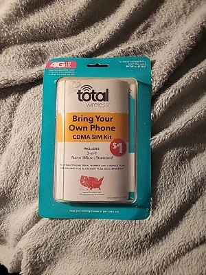 Total Wireless Keep Your Own Phone 3-in-1 Prepaid SIM Kit   - Image 1 of 2