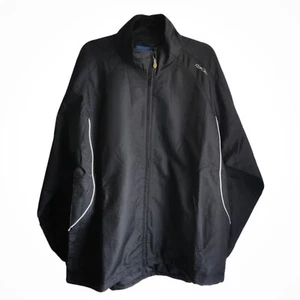 Mid-2000s Reebok Hockey Warm-Up Jacket Men’s XL Rbk Windbreaker Black Unworn - Picture 1 of 19