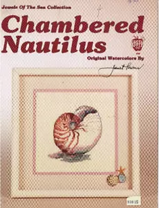 Chambered Nautilus Jewels of the Sea Collection Cross Stitch Pattern Leaflet - Picture 1 of 1