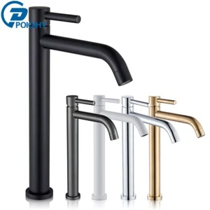Grifo de lavabo negro, grifo mezclador de agua para lavabo de baño, grifo de lav - Picture 1 of 6